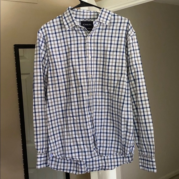 JOMERS Blue/White Button Down - Picture 2 of 6